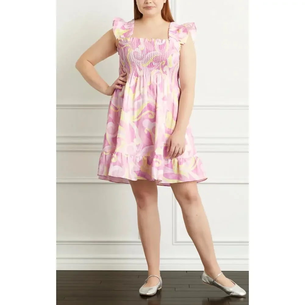 Hill House Pink and Yellow Mini Dress - Picture 15 of 15